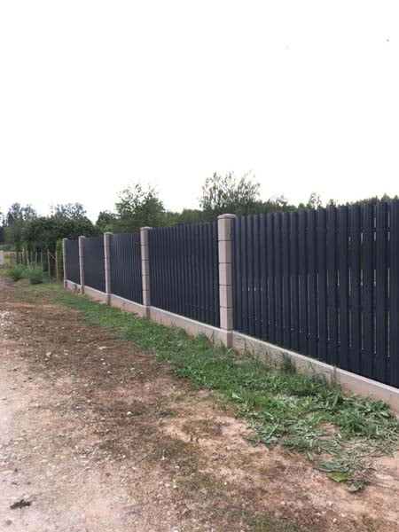 Aluzinc zogi staketa zogi Riga Latvija uzstadisana 23 - Aluzinc, metāla logi, metāla sētas, metāla vārti, bīdāmie vārti Rīgā Aluzinc zogi staketa zogi Riga Latvija uzstadisana 23