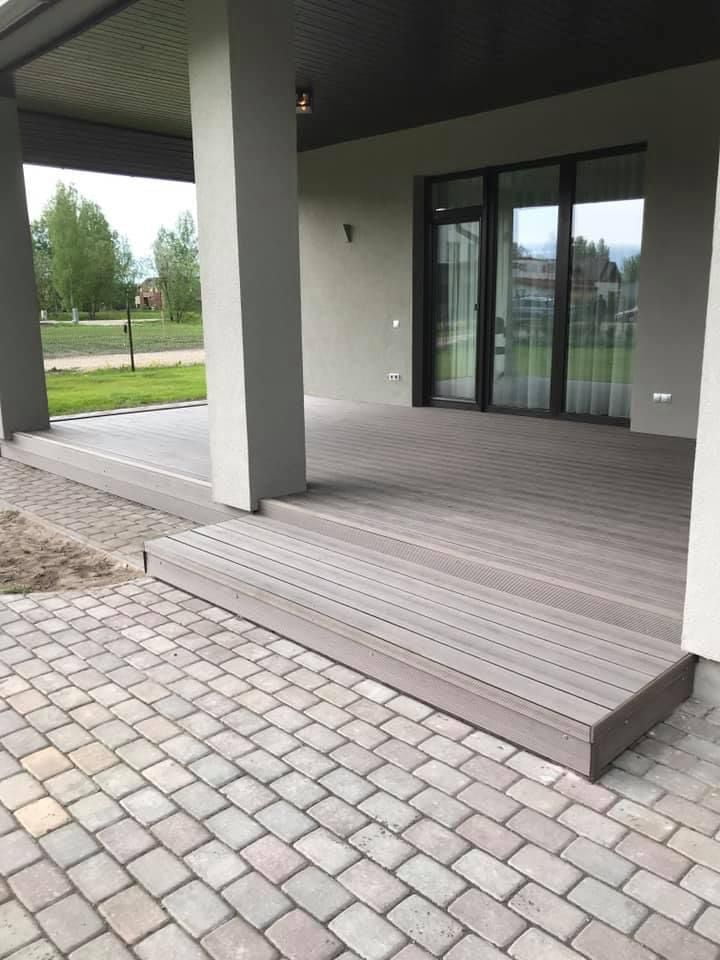 Terases no kompozitmateriala Riga Latvija 1 2 - Aluzinc, metāla logi, metāla sētas, metāla vārti, bīdāmie vārti Rīgā Terases no kompozitmateriala Riga Latvija 1 2 - Aluzinc, metāla logi, metāla sētas, metāla vārti, bīdāmie vārti Rīgā